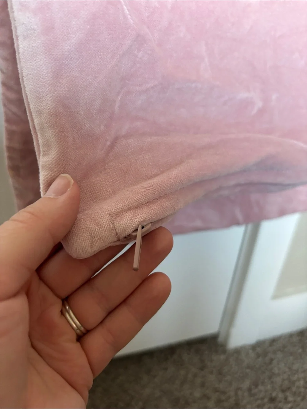 Two IKEA SANELA 20” x 20” Pillow Covers
